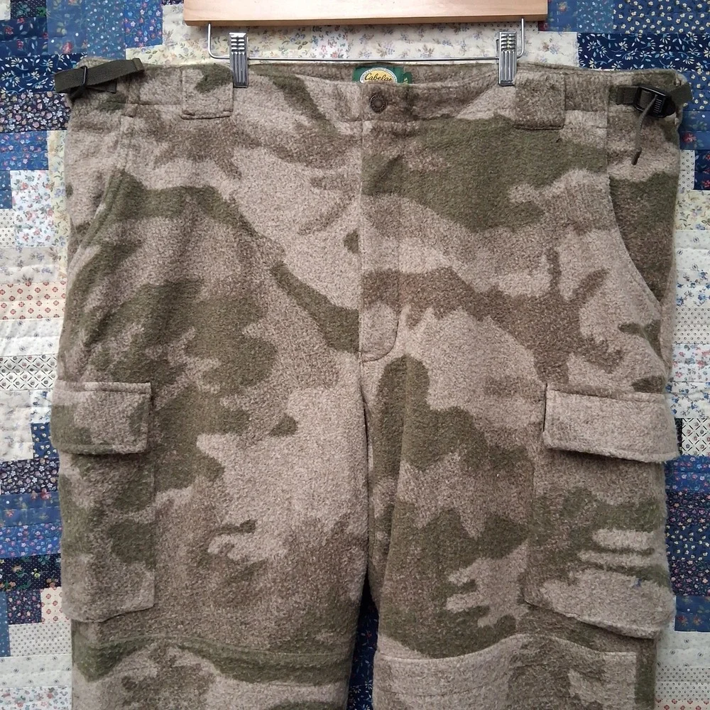 Cabelas Wooltimate Cargo Pants‎ Mens 44 Regular Camo Windshear Heavyweight